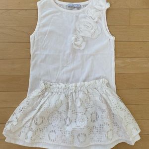 2 piece shirt & skirt